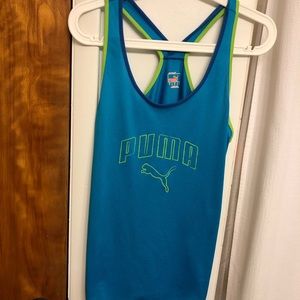 Turquoise Puma Jersey Tank